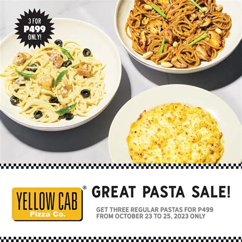 The Great Pasta Sale starts today! .